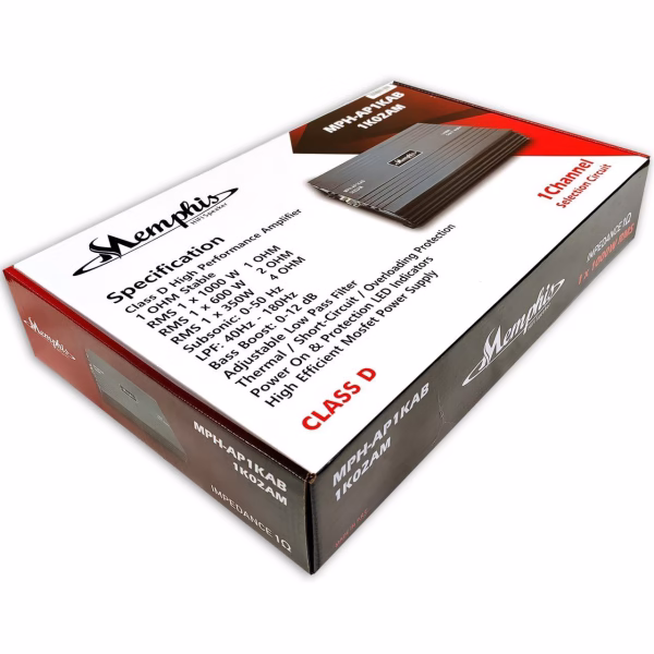 آمپلی فایر خودرو مونو ممفیس مدل MPH-AP1KAB